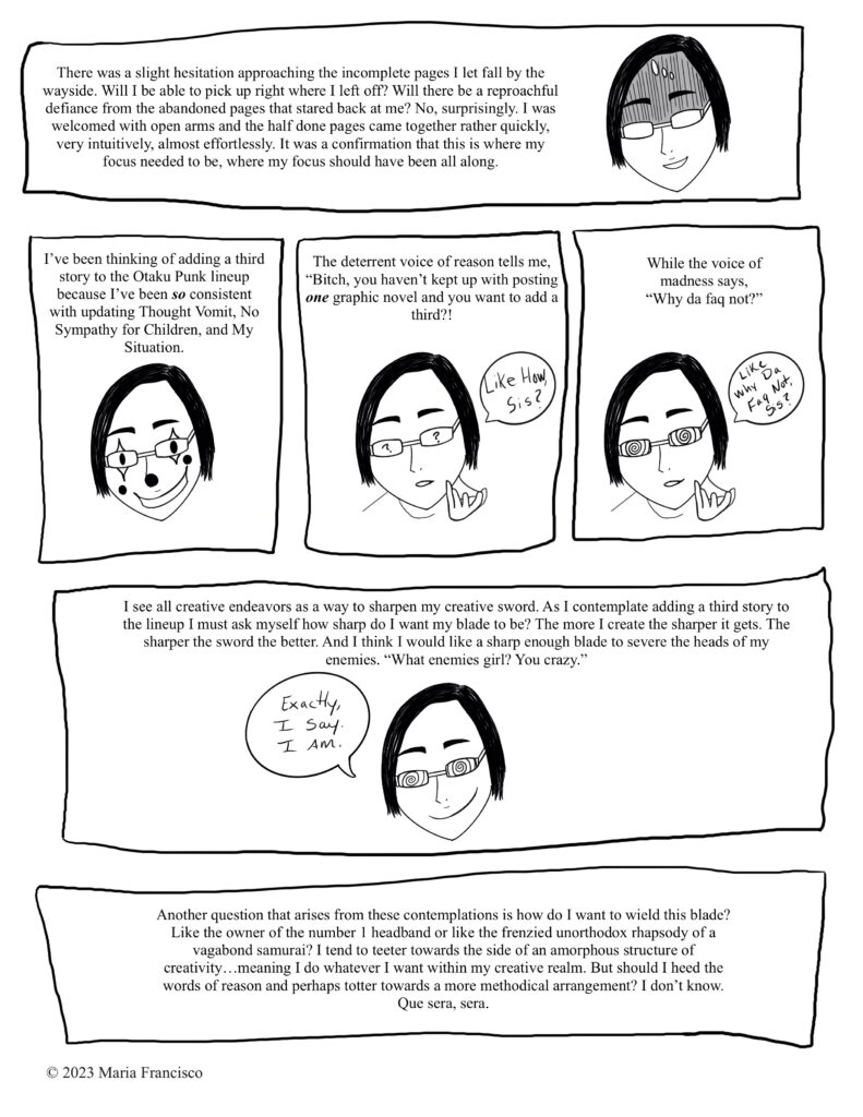 Thought Vomit - Contemplation
(c) 2023 Maria Francisco