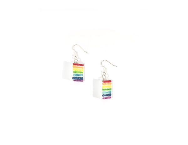Rainbow Cake Earrings
