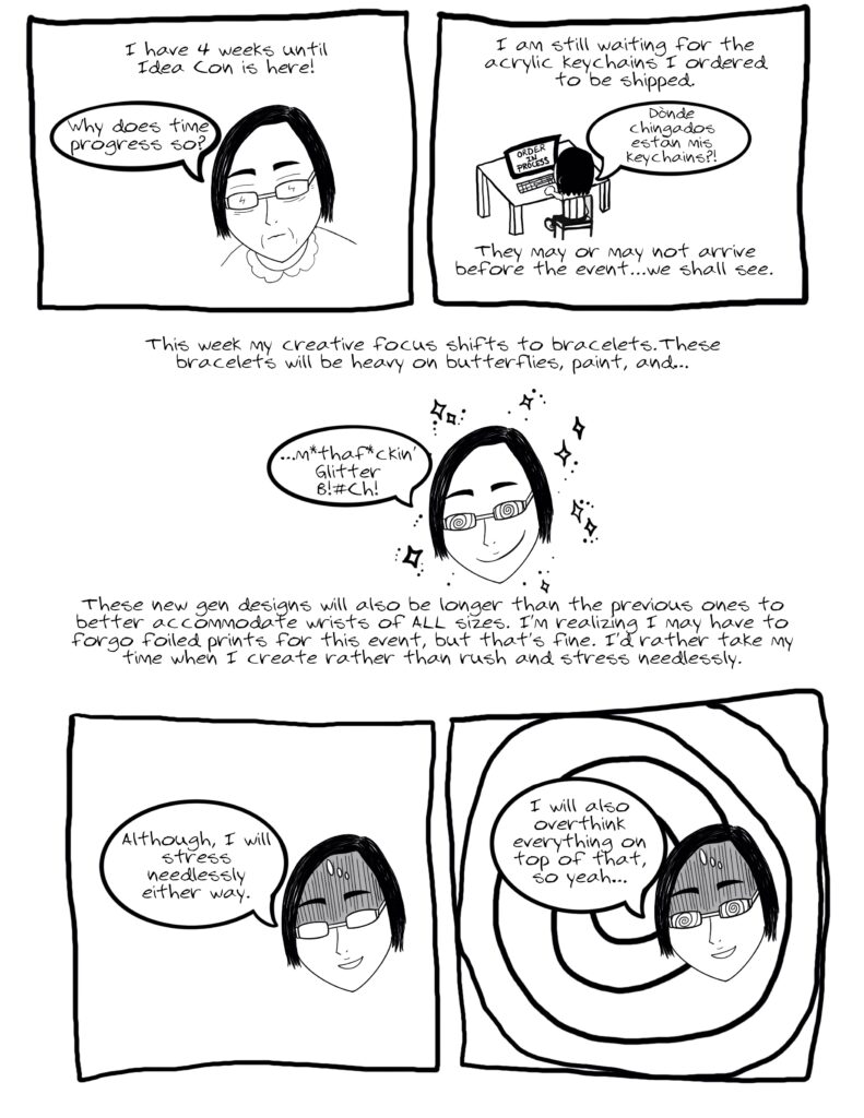 Thought Vomit comic blog - Glitter B!#Ch