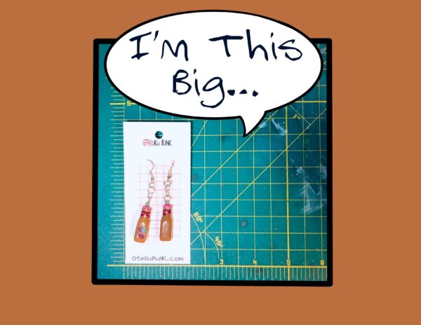 Frappuccino Earrings Measurements