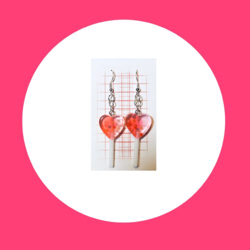 Pink Lollipop Earrings