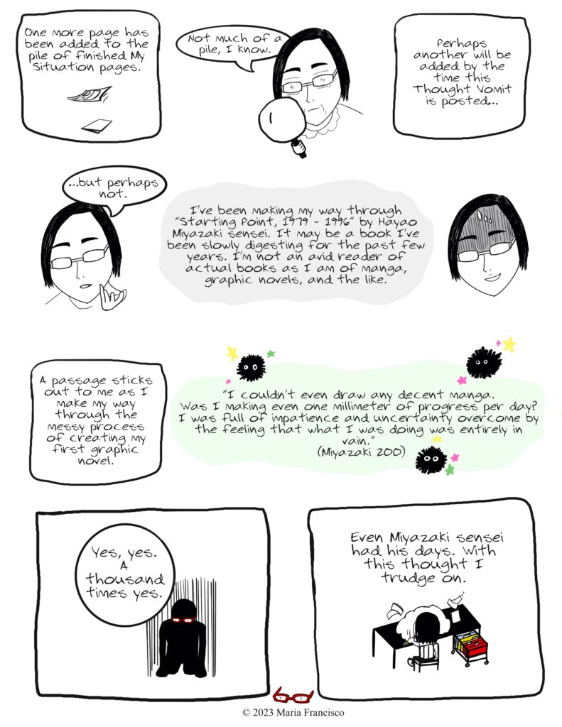 Thought Vomit Comic Blog - Trudge On