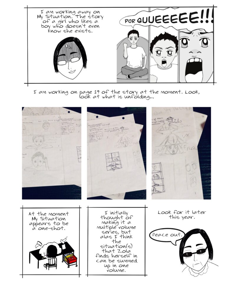 Thought Vomit Comic Blog - Mi Situacion