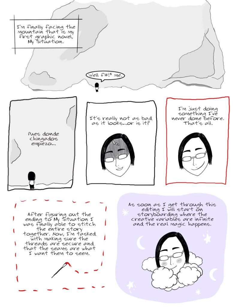 Mountain Faces - Thought Vomit Comic Blog